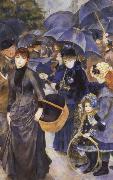 Pierre-Auguste Renoir Les Parapluies painting